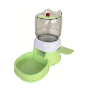 Dog food container with convenient press dispensing function
