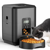 Dog food feeder machine with automatic portion delivery