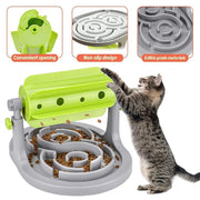 Dog treat toy with slow feeding design for mental stimulation