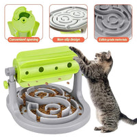 Dog treat toy with slow feeding design for mental stimulation