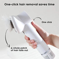 2-in-1 dog hair dryer and grooming comb for drying and brushing dog coats