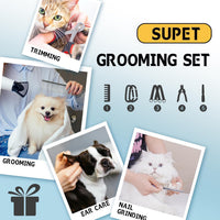 Dog grooming hammock providing positioning support during nail trimming