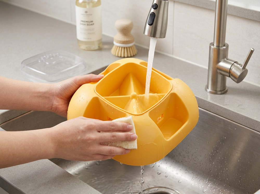 Washable interactive dog slow feeder bowl