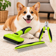 Dog comb set for convenient everyday pet grooming and coat maintenance at home