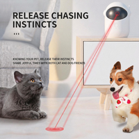 Electric cat toy with moving infrared laser for daily play