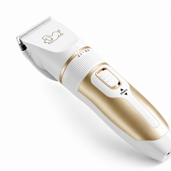 Electric pet hair trimmer and dog hair clipper for coat and paw grooming