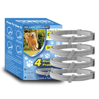Adjustable anti flea collar for cats and dogs with pet repellent design