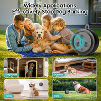 Dog anti-barking device for supporting consistent bark-control training