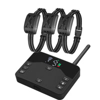 2-in-1 wireless dog fence and training collar system with rechargeable waterproof receiver