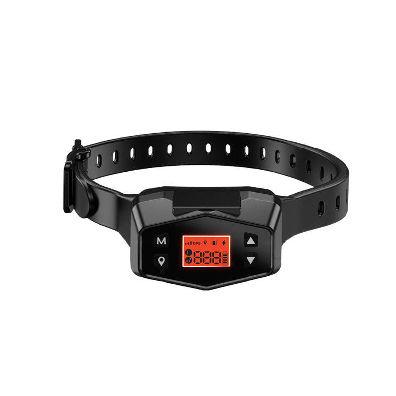 GPS dog collar with wireless digital fence and outdoor training system