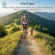 GPS dog collar tracker with compact lightweight design