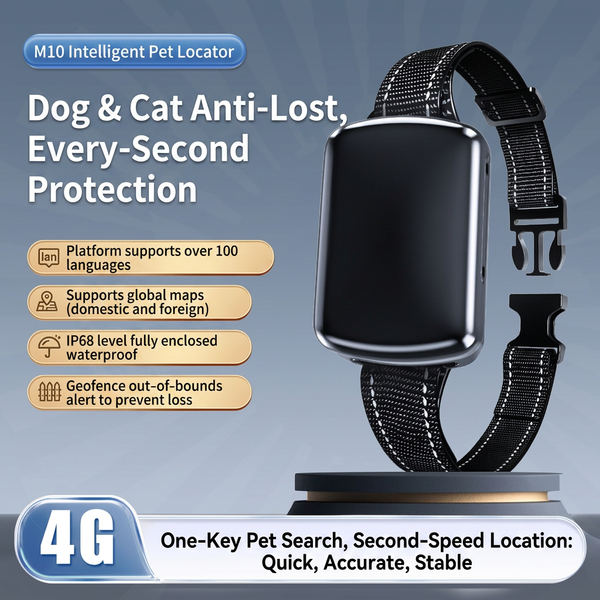 GPS dog tracker collar with waterproof anti-lost tracking design