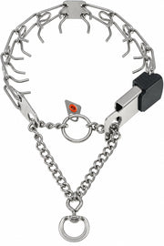 German made Herm Sprenger dog training collar with stainless steel design