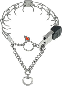 German made Herm Sprenger dog training collar with stainless steel design