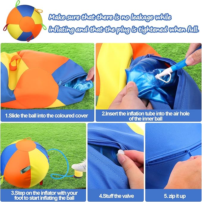 Herding dog toy ball for chasing pushing and interactive exercise