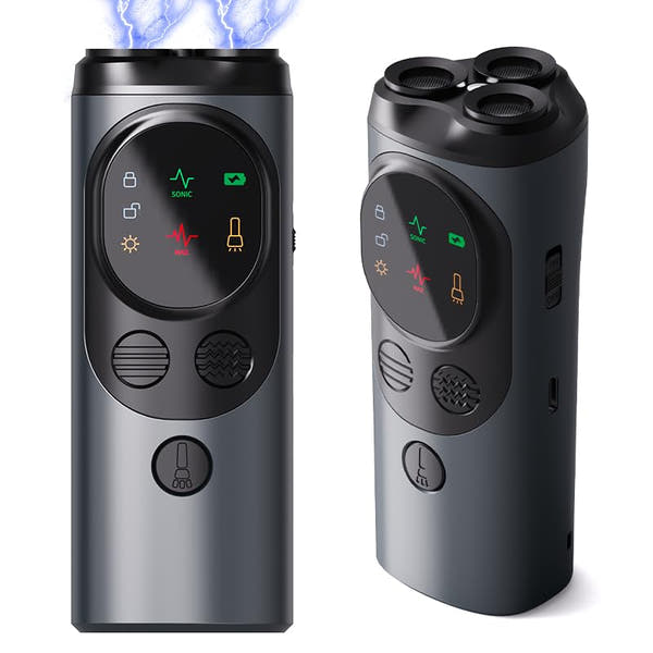 Ultrasonic dog barking deterrent using high-frequency sound for bark-control training
