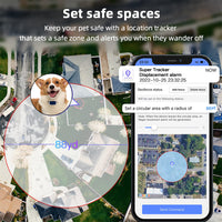 IP67 pet tracker for dogs with waterproof and dust-resistant construction