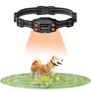 Wireless dog fence collar with advertised IPX7 water-protection design