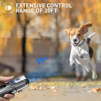 Portable ultrasonic dog bark deterrent for walks home and outdoor training
