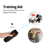 Ultrasonic dog barking deterrent for indoor home bark-control training