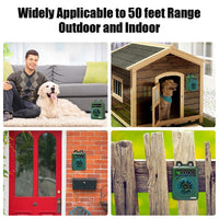 Electronic dog bark deterrent using ultrasonic sound technology for training support