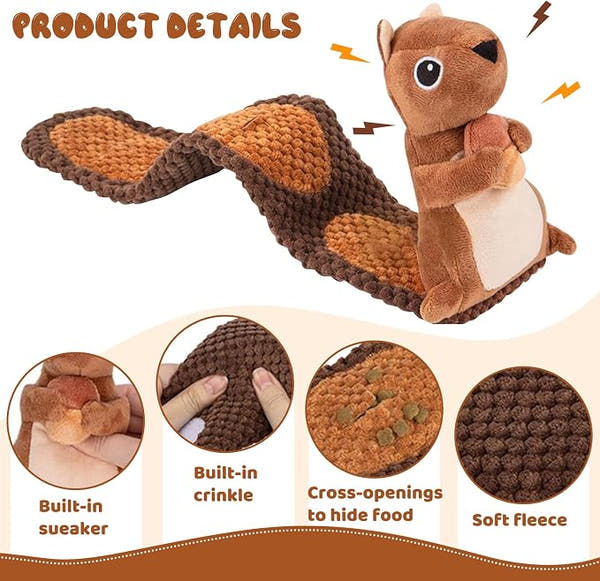 Interactive dog toy designed for mental stimulation and engaging play