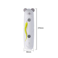 Interactive kitten toy with moving mouse design for active play