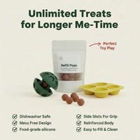 Medium dog toy with treat tray and interactive design