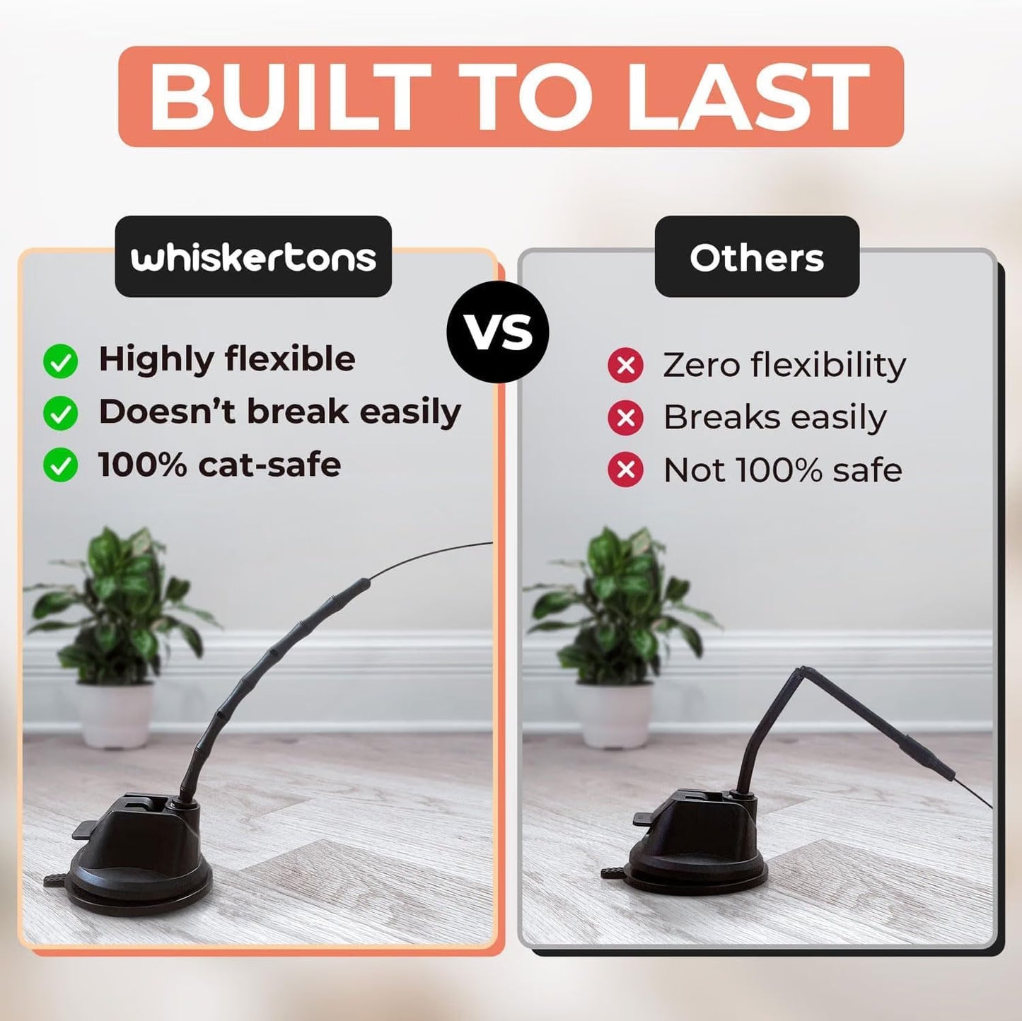 Indoor interactive cat toy for exercise and enrichment