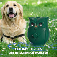 Rechargeable dog barking deterrent device for reducing unwanted barking