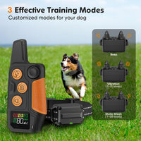 Dog training collar remote featuring Safe Lock to help reduce accidental button activation