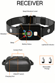 Long range remote dog training device for indoor and outdoor training