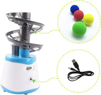 Cat enrichment toy providing mental stimulation through interactive ball play