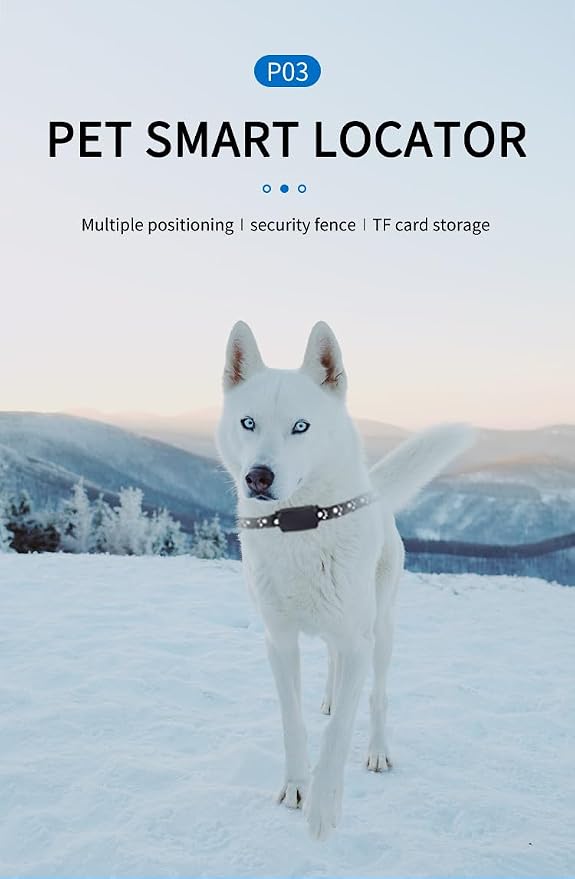 Mini dog GPS tracker designed for compatible pet collars