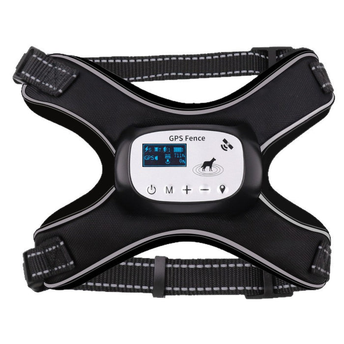 Smart GPS Dog Tracker Collar – 4-Mode Satellite Positioning Pet Collar with Bark Control for Outdoor Use