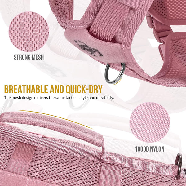 No pull small dog harness designed for walking and training activities
