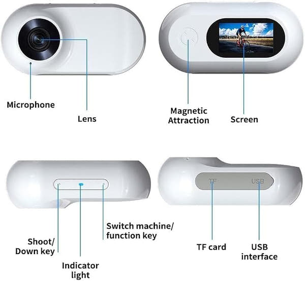 No WiFi cat camera for portable indoor and outdoor video recording