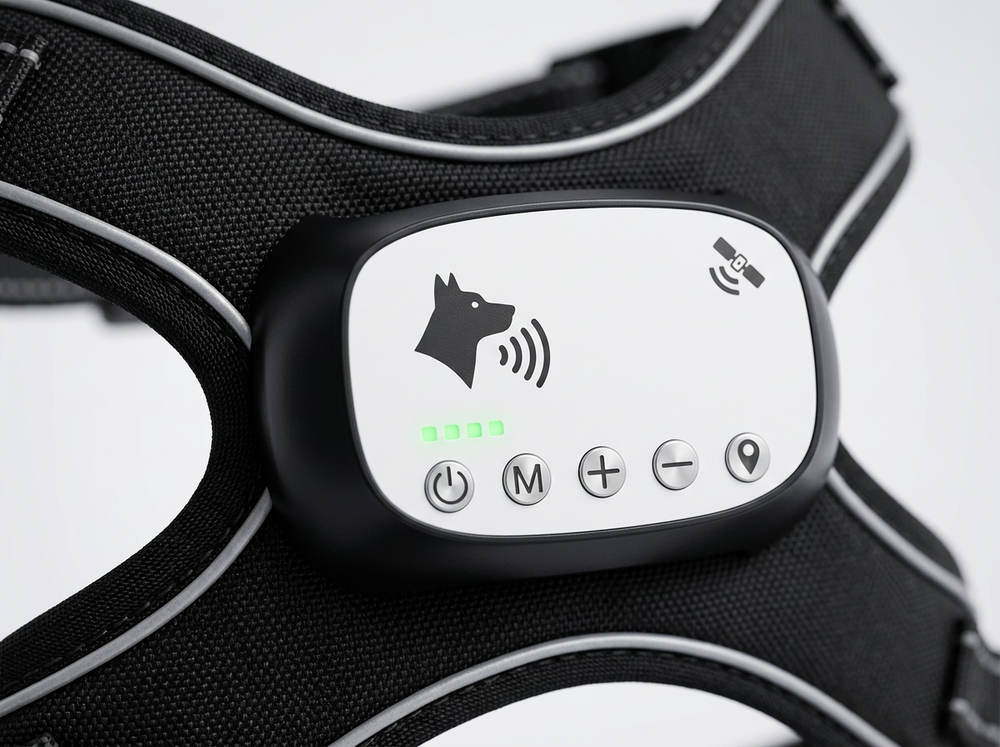 GPS tracking collar for outdoor dogs