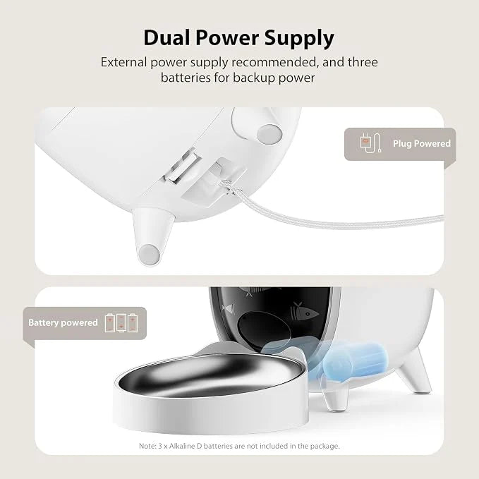 Pet food feeding machine for cats and dogs