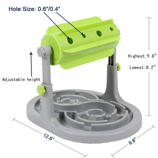 Pet slow feeder for dogs and cats during everyday feeding