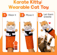 Cat interactive toy for bonding between owners and indoor cats