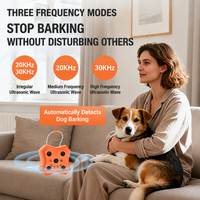 Portable anti bark device for outdoor dog training