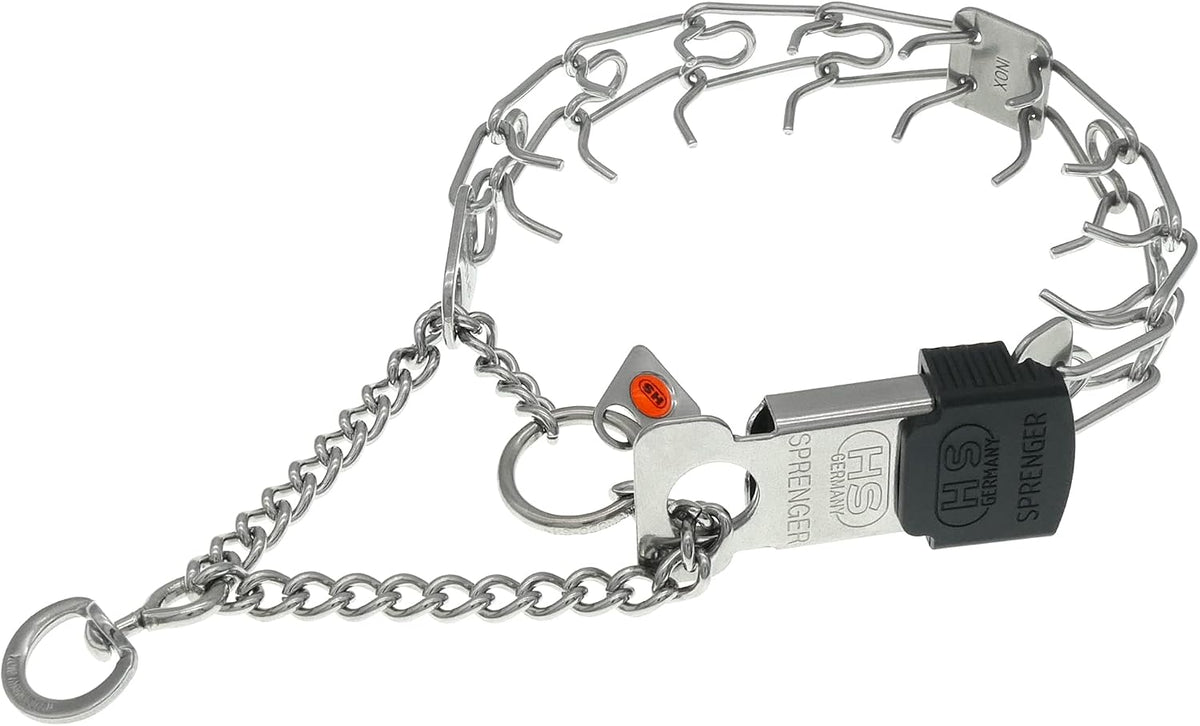 Herm Sprenger stainless steel prong collar for small and medium dogs