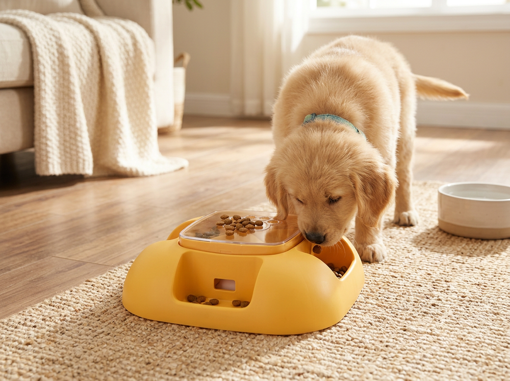 Slow feeder bowl suitable for puppies