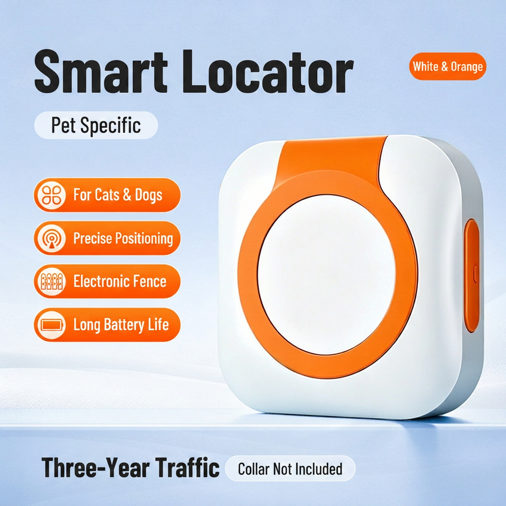 Anti-loss pet GPS tracker for dogs and cats