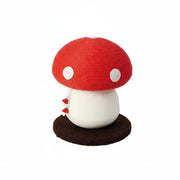 Red mushroom cat scratching post and climbing tree for indoor cats