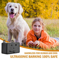 Dog bark stopper using ultrasonic technology for behaviour training