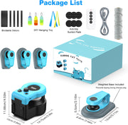Remote control electric moving toy for interactive cat play