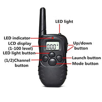 Wireless remote dog trainer for indoor and outdoor use