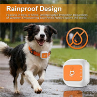Smart dog tracker with SOS alert and location tracking functions